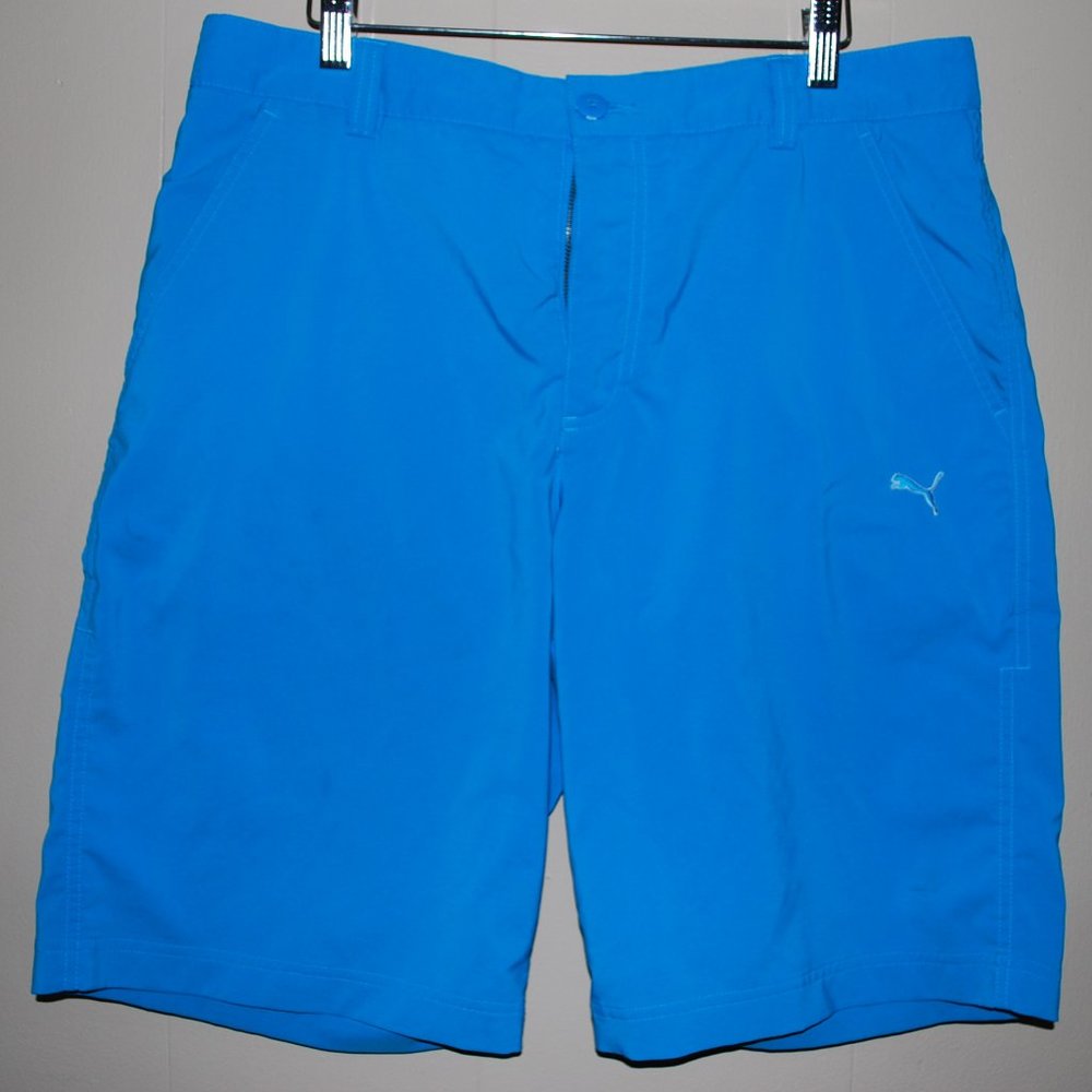Blue Puma Golf Shorts Size 34`